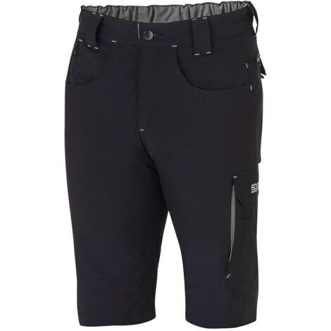 Sparco 02428NRGS Bermuda Pantalón Técnico Ligero Laredo Negro S