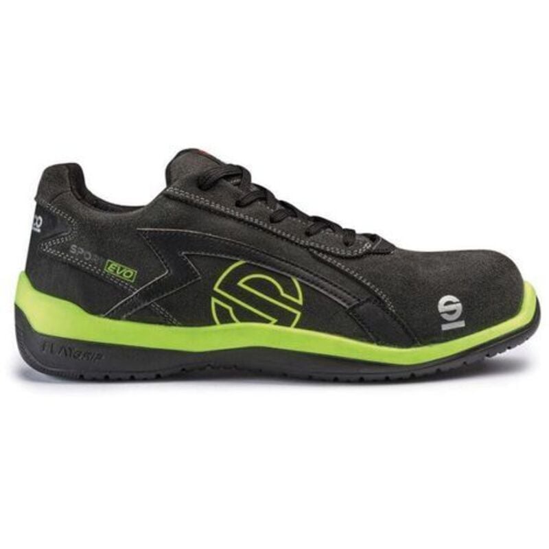 Baskets de sécurité homme S3 Sparco Sport Evo 07516 - Vert clair - 44 - Vert clair