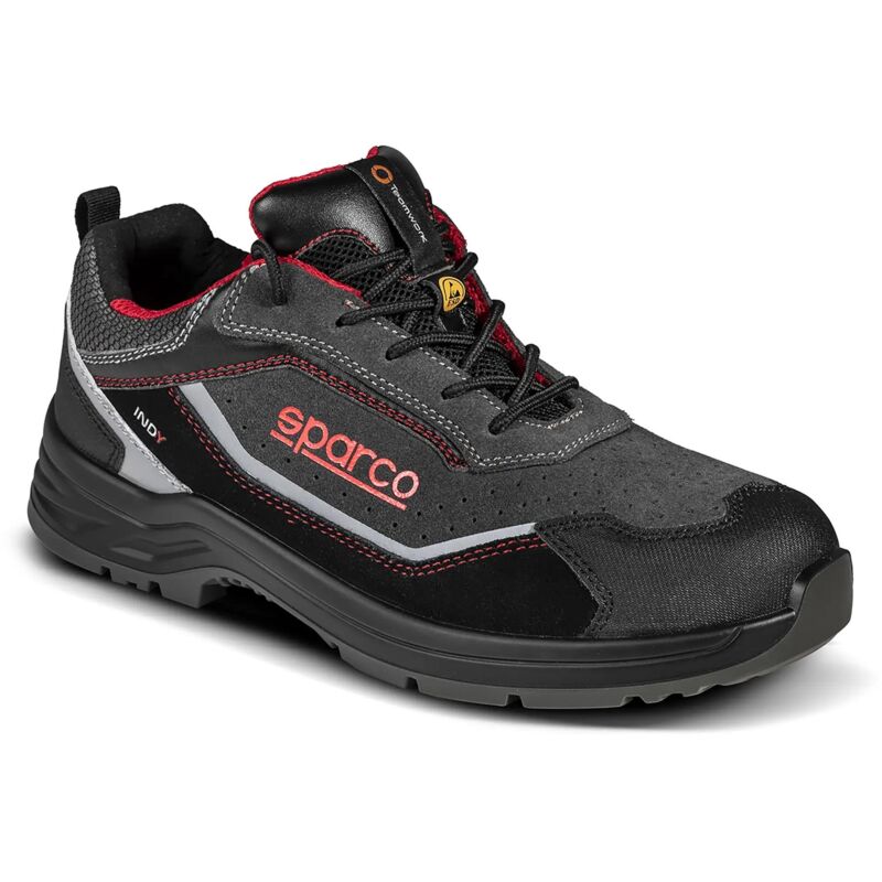 Sparco 07538nrgs Indy Detroit Esd S1ps Sr Sicherheitsschuh, Grau/schwarz, 47