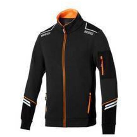 SPARCO FELPA ALABAMA BLACK ORANGE TG XXL