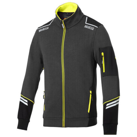SPARCO FELPA ALABAMA GREY YELLOW TG S- 1,0 pz