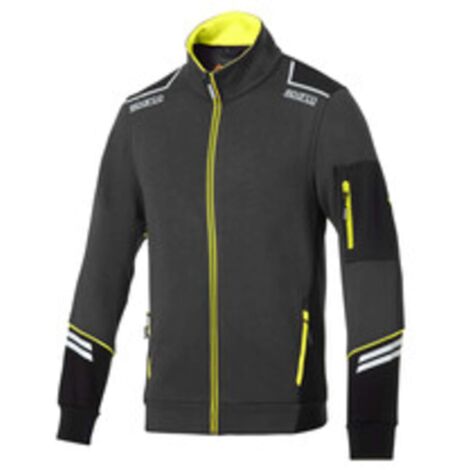 SPARCO FELPA ALABAMA GREY YELLOW TG S