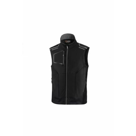 SPARCO GILET ILLINOIS BLACK GREY TG L