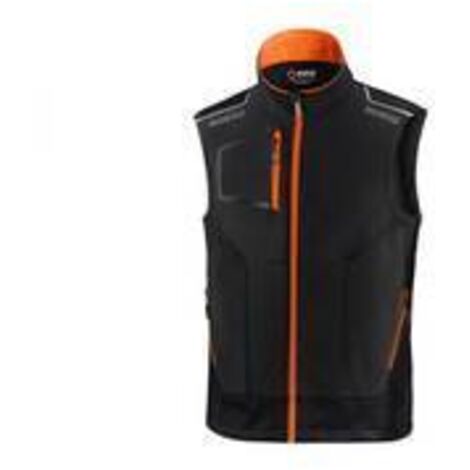SPARCO GILET ILLINOIS BLACK ORANGE  TG XXL