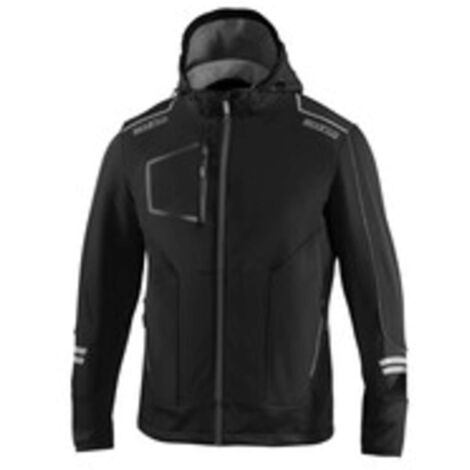 SPARCO GIUBBINO YORK BLACK GREY TG XS