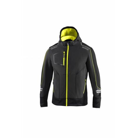 SPARCO GIUBBINO YORK GREY YELLOW TG L