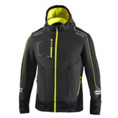 SPARCO GIUBBINO YORK GREY YELLOW TG XS