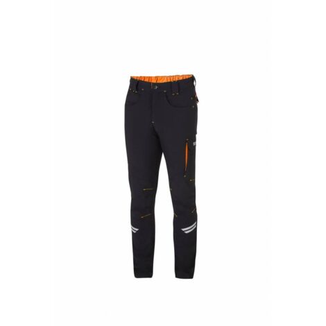 SPARCO PANTALONE KANSAS BLACK ORANGE TG L