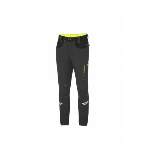 SPARCO PANTALONE KANSAS GREY YELLOW TG M