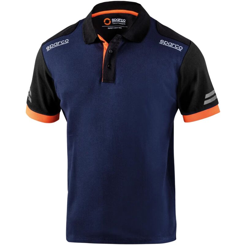 02415BMAF Polo technique Toledo Bleu s - Sparco