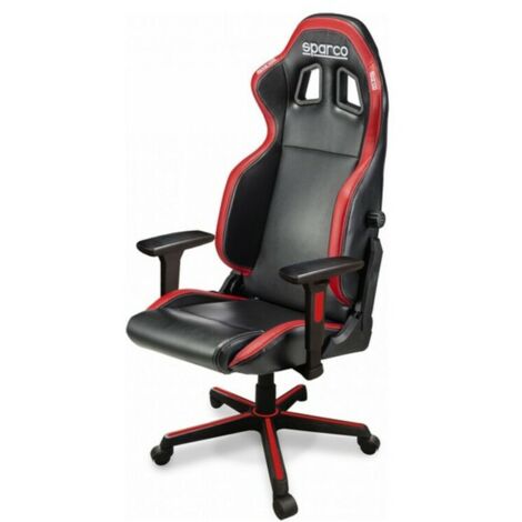SPARCO POLTRONA UFFICIO ICON SKY NERO ROSSO 2019