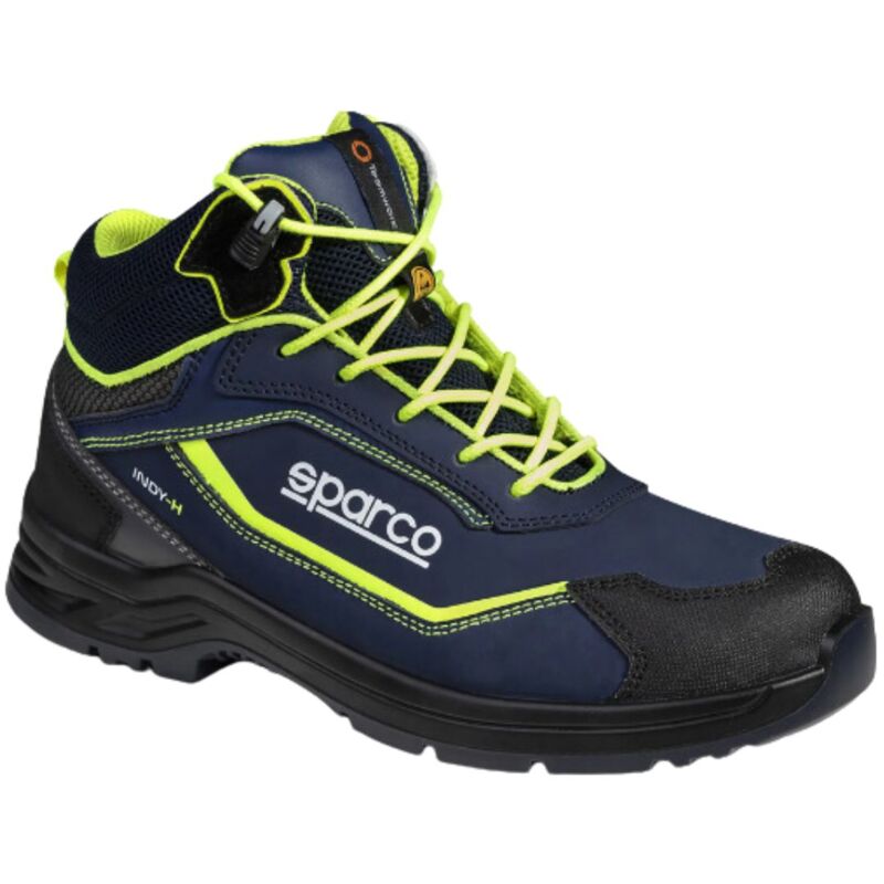 Sparco Blau 07541Bmgf Sicherheitsschuh Indy Richmond S1ps Sr Fo /Gelb 40