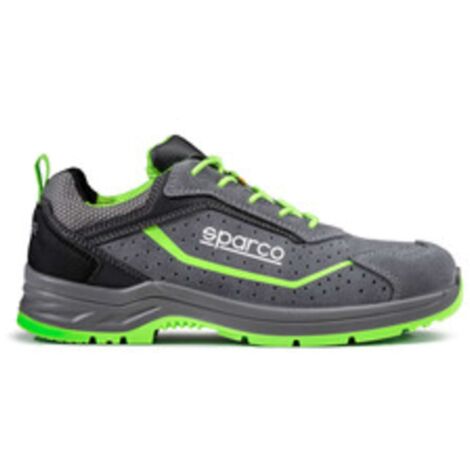 SPARCO SCARPE FELIX S1P GRIGIO VERDE FLUO TG 39