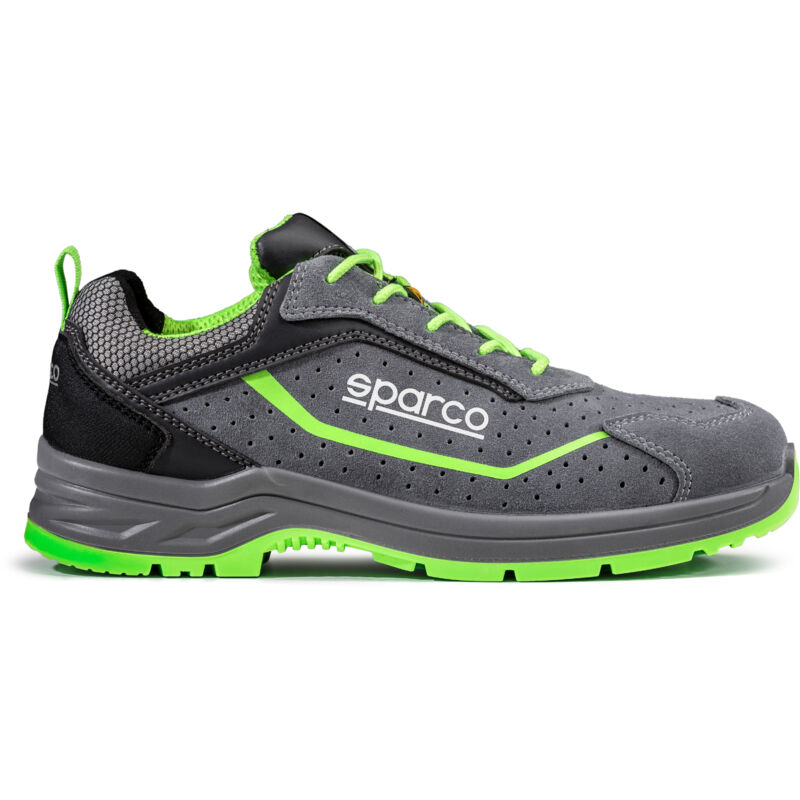 Sparco Scarpe Felix S1p Grigio Verde Fluo Tg 41