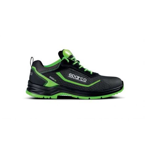 SPARCO SCARPE FORESTER S3 NERO VERDE FLUO N.36