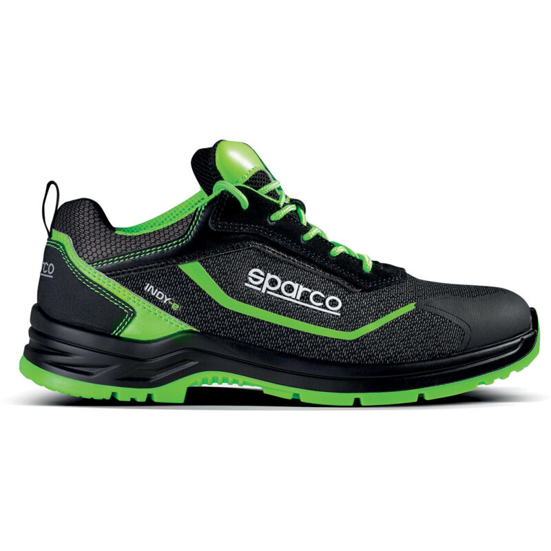 Image of Sparco Scarpe Forester S3 Nero Verde Fluo Tg 37