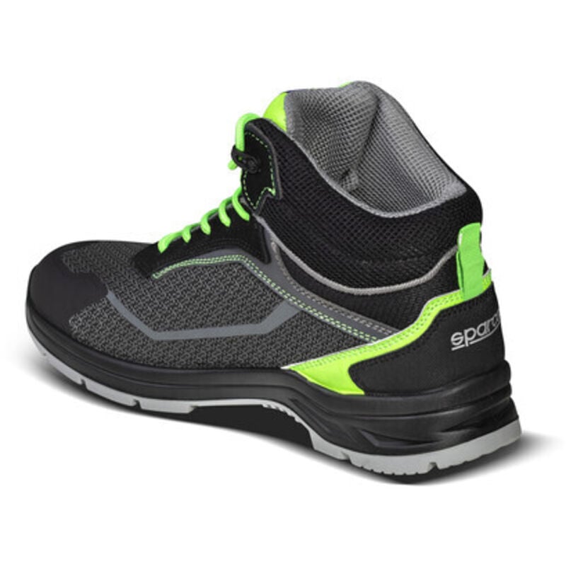 Image of SPARCO SCARPE RANGER S3 NERO VERDE FLUO TG 43- 1,0 pz