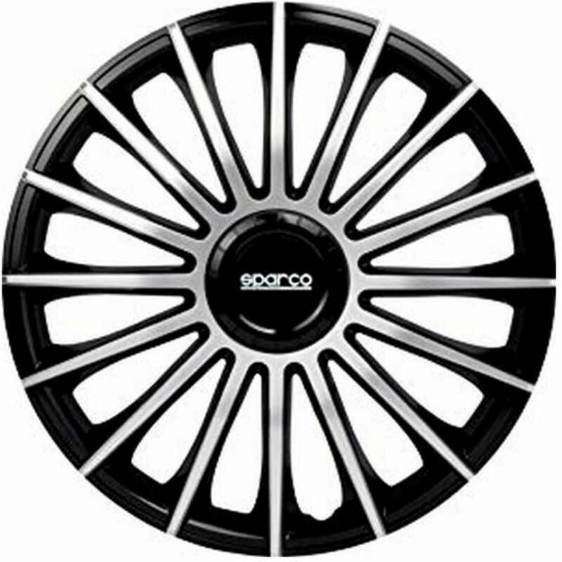 

Sparco Tapacubos Sparco Torino CS5 Negro Plateado 14" (4 uds)