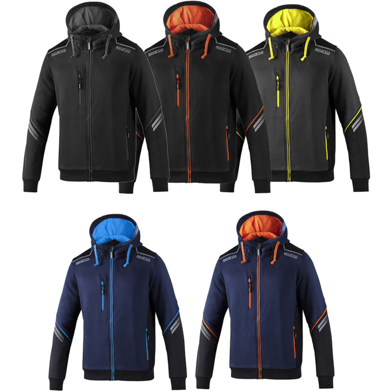 S. Of. Sweatshirt Tech Ndis Hooded Full Zip Size Xl Bm/af 02414bmaf4xl Sparco