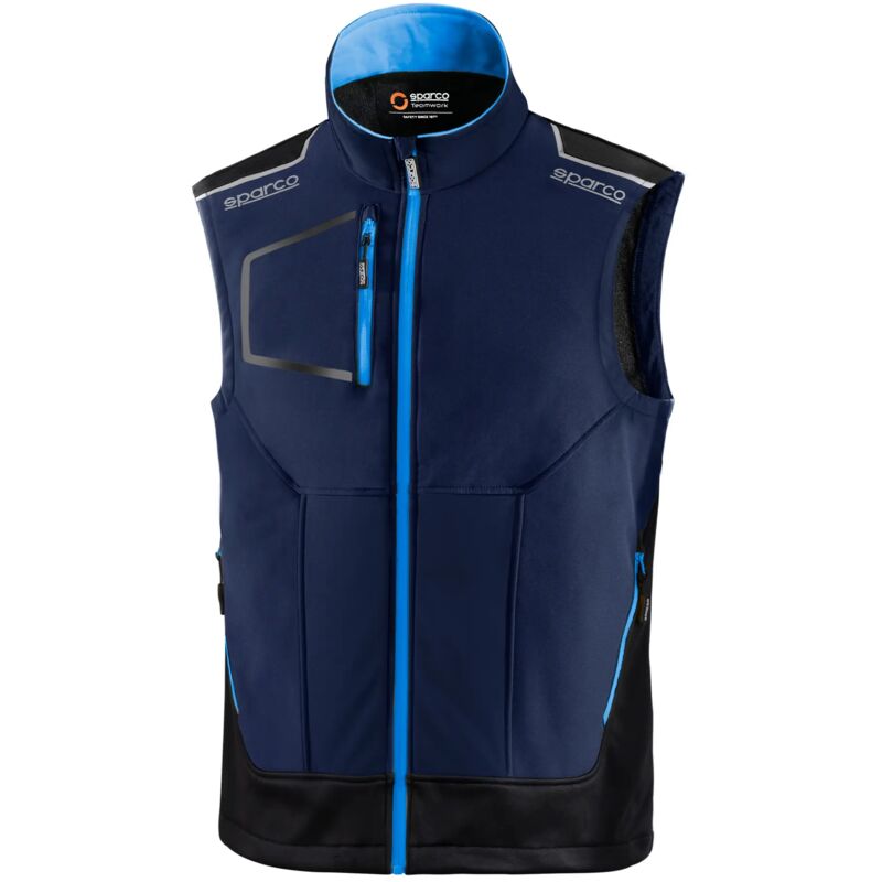 Sparco 02419bmaz Illinois Tech Weste, Hellblau, Größe 3xl