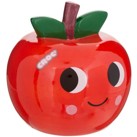 Spardose Kind Apfel Cha Cha Pop 13x13x13 cm Rot - Atmosphera créateur d'intérieur