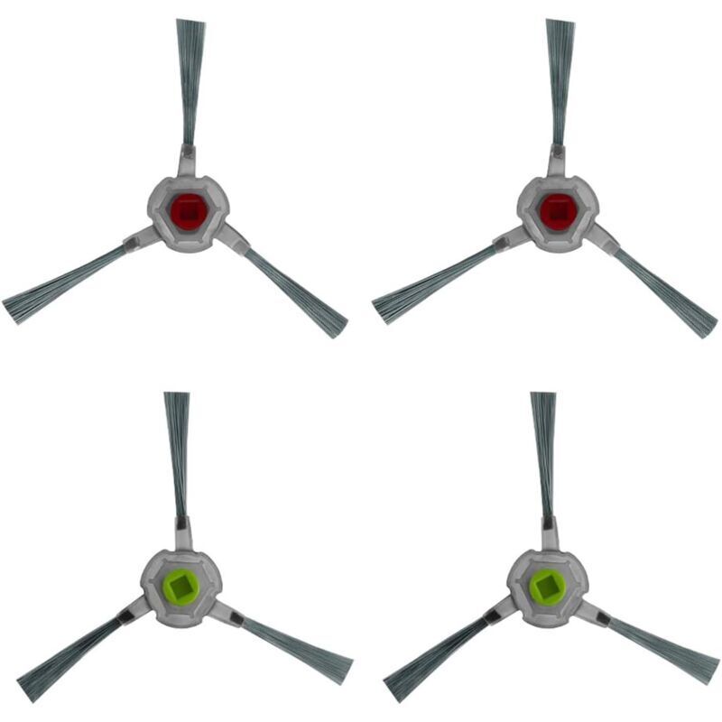 Odipie - Spare Parts 4 Side Brushes Compatible with airrobo P20 P30 Robot Vacuum Cleaner Replacement Accessories