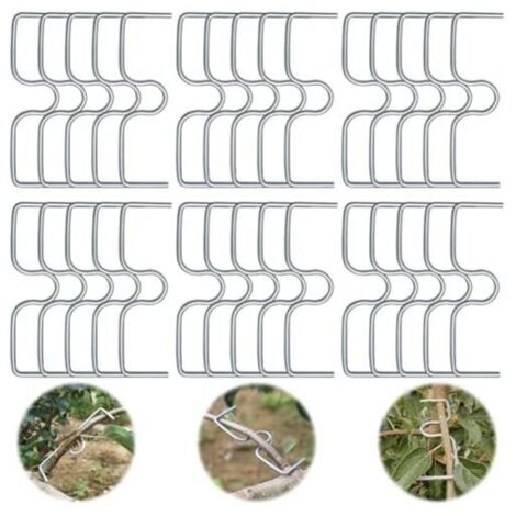 Spargitori di rami per alberi da frutto da 8 cm, confezione da 30, supporti per rami per alberi da frutto, morsetti metallici per rami