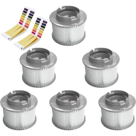 Sparkle 4/8 Spa Replacement Filter Kit (Upgraded, Fits All Models) MSPA FD2089 (6 Piece)