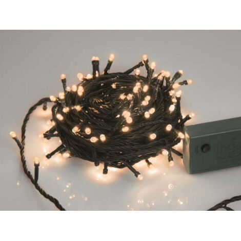SPARKLE LIGHT LED - 12 M - 160 LAMPES BLANC ARIZONA - FIL VERT - MODULATEUR SP-LED-12-160-24V-AW