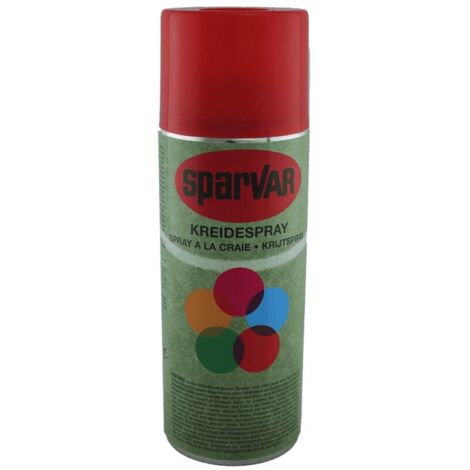 Sparvar Kreidespray 400 ml Rot