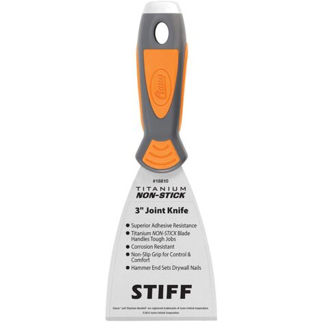 Spatola con snodo Clauss Titanium Non-Stick rigida, 7,62 cm, 18810
