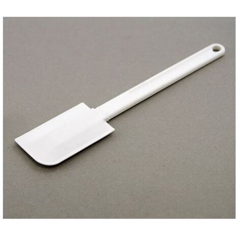 Spatola da cucina in silicone bianco
