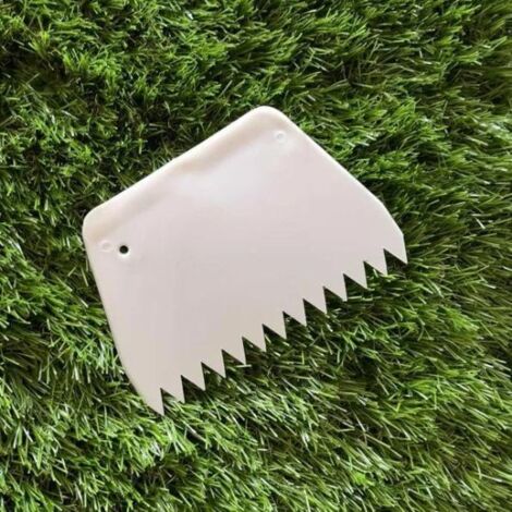Spatola dentata per colla prato sintetico