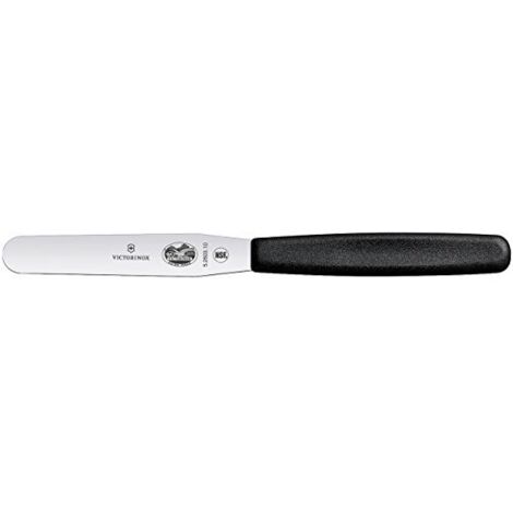 Spatola in Acciaio Inox Victorinox con Lama Flessibile da 10cm Manico Nero V-5.2603.10