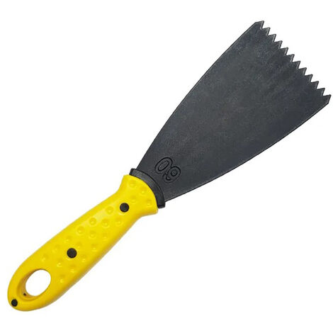SPATOLA IN POLIAMMIDE IN FIBRA VETRO DENTATA CON GOMMA 60mm AUSTRALIAN