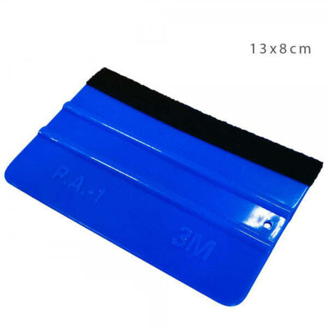 Spatola per applicazione pellicole 3M - P.A.1 blu morbida - 13x8 cm