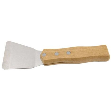 Spatola per installazione a soffitto con manico in legno, pala per film estensibile, accessorio per arpione per saldatura, di grandi dimensioni