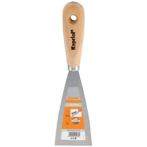 Spatola per stucco Kapriol manico in legno 3cm