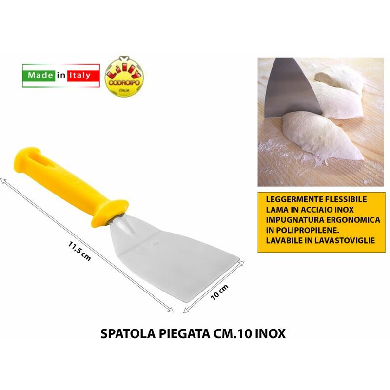 Spatola Piegata Cm.10 Inox