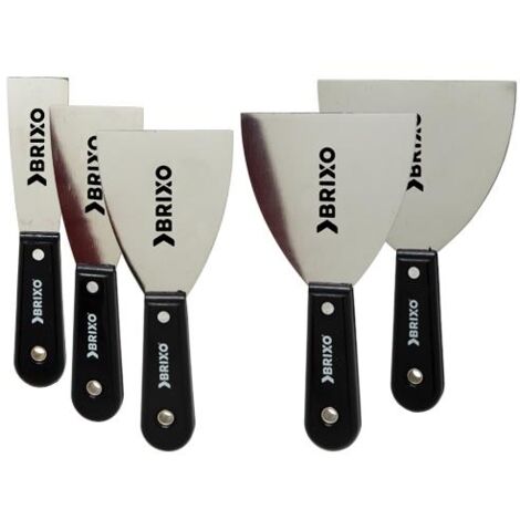 SPATOLE BRIXO INOX C/MANICO PLAST. CM 4