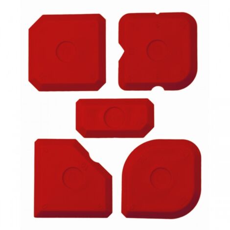 Spatole in silicone, 5 pezzi - DED15B087