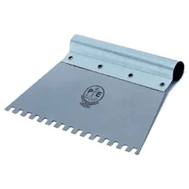 SPATOLE PER BOSTIK C/IMPUGNATURA TUBOLARE '542' PAVAN 200 mm - Dente liscio Q.TA 6