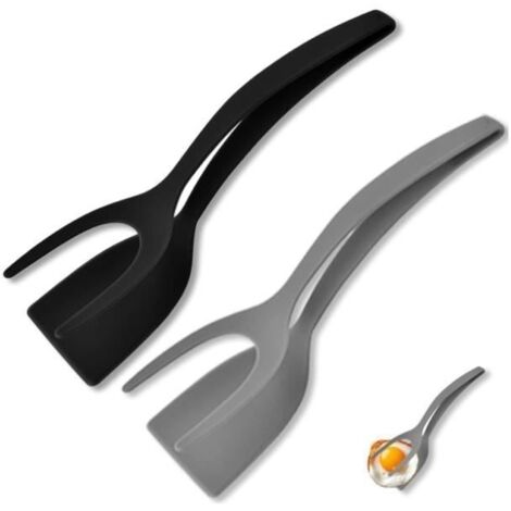 Spatule 2 en 1 Spatule à ufs au Plat 2 Pièces Spatule à ufs en Silicone Antiadhésif Spatule Pour Rabat for Home