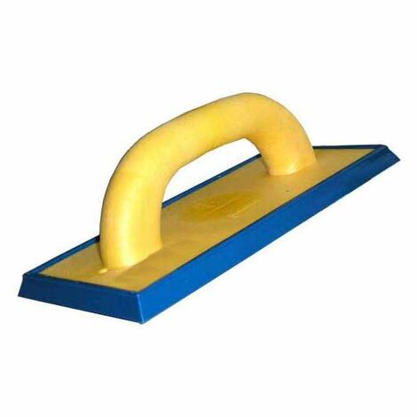 Spatule à carreaux en caoutchouc bleu 11x25 Comitel