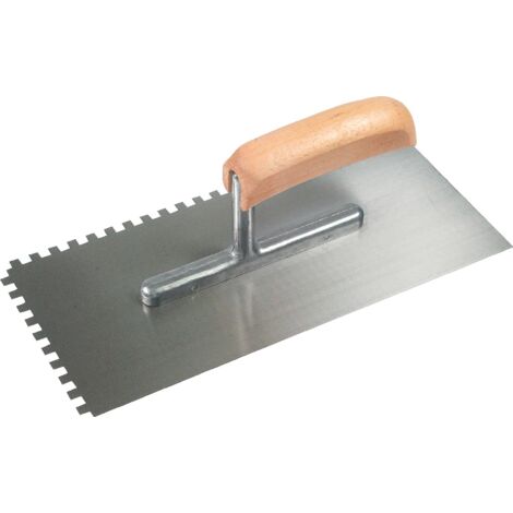 Spatule à enduire L.280mm l.130mm dents 6x6mm