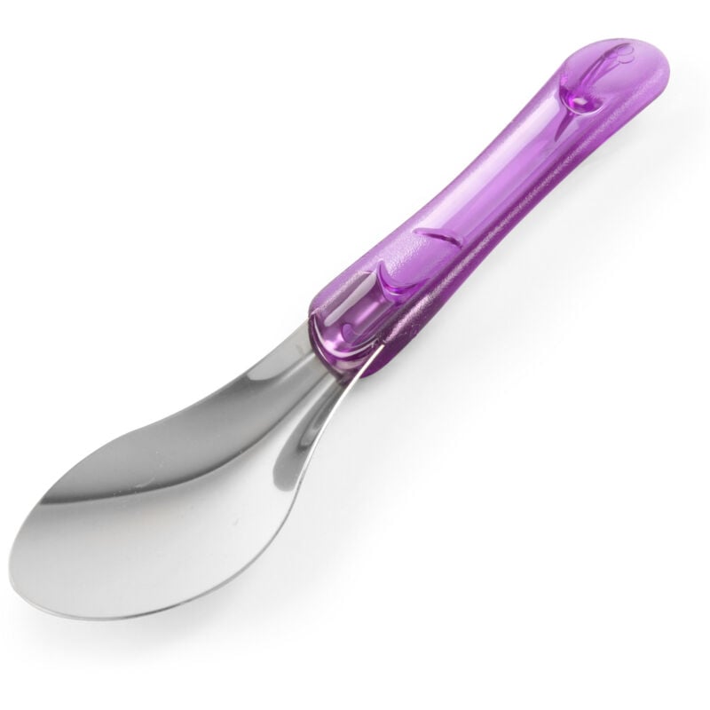 Spatule à glace en acier avec manche en Tritan violet - Hendi 755839