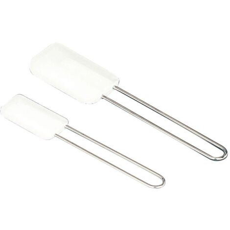 Spatule à langue en silicone 26 cm, manche en acier inoxydable 702026 Ibili
