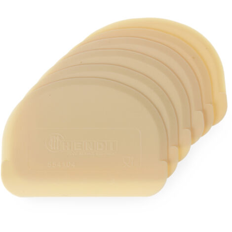 Spatule à pâtisserie semi-circulaire pour portionner la pâte SET 6 pièces - Hendi 554166