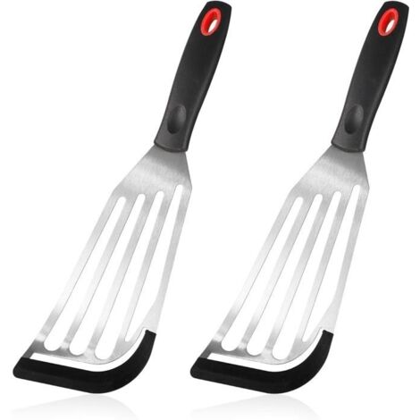 Spatule à Poisson - Non spécifié - 2pcs - Acier inoxydable - Silicone - Antiadhésive
