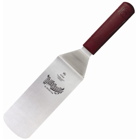 Spatule coudée anti chaleur professionnelle Mercer Culinary - 203 x 80 mm